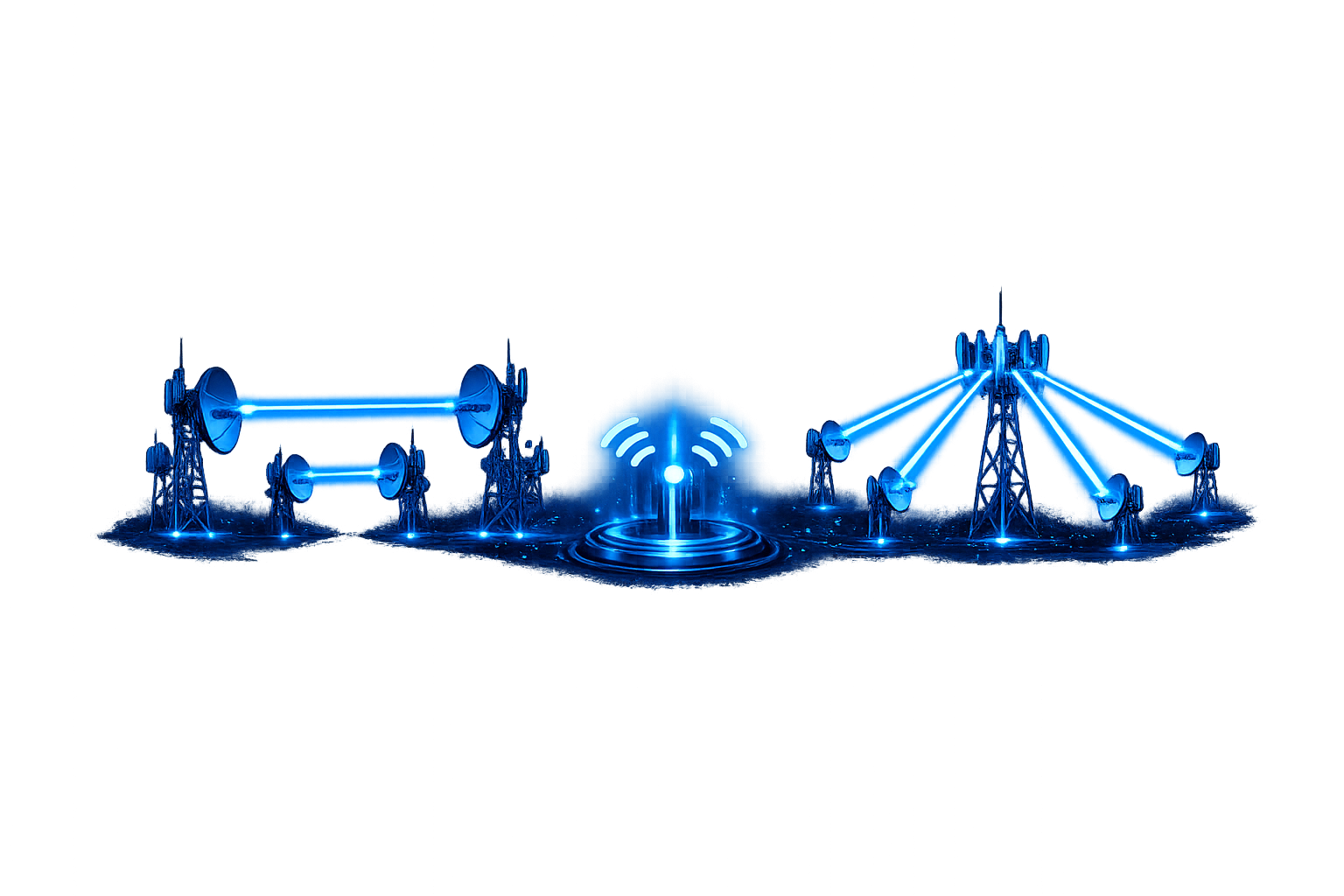 Long‑Range Wireless Connectivity Icon